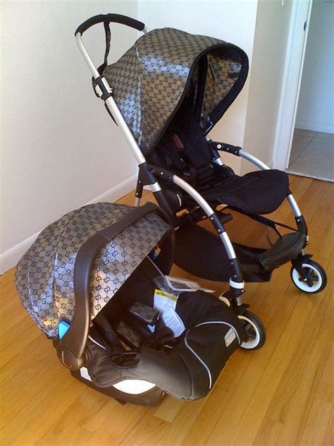 gucci baby stroller and carseat